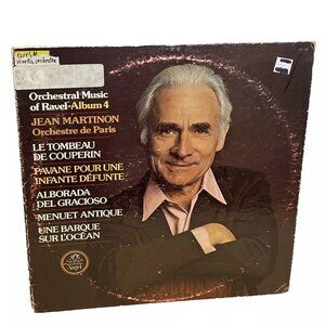 Orchestral Music Of Ravel Album 4 (Vinyl, 1976) Angel SQ-37150 VG+ LP Record